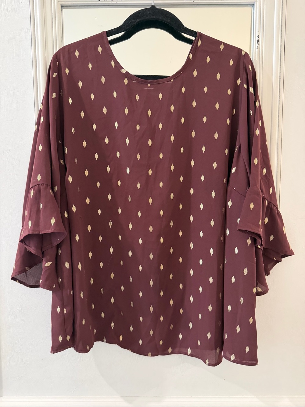 Torrid Abbey Georgette Ruffle Top